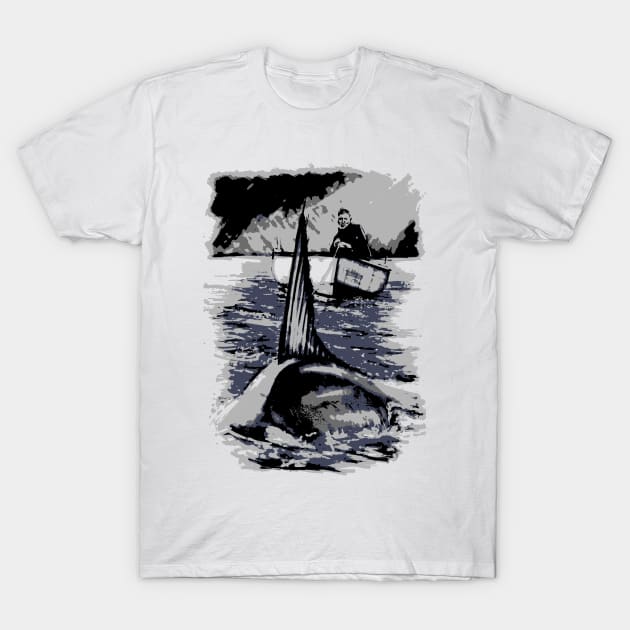 The Old Man and The Sea - Ernest Hemingway T-Shirt by riphan01